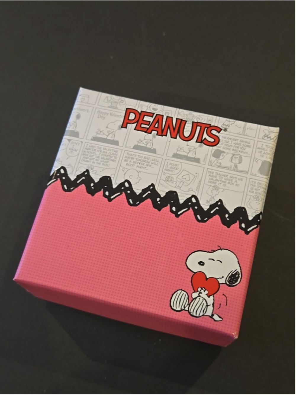 LA Rocks Peanuts Snoopy Heart Charm Bracelet Fine Silver Plated Box Jewelry(D-22 - Picture 3 of 4